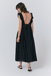 Charlotte Cotton Embroidered Midi Dress