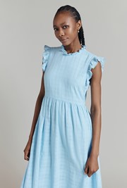 Monique Cotton Mix Midi Dress