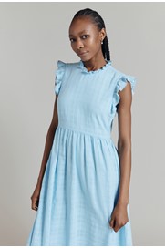 Monique Cotton Mix Midi Dress | Ghost London