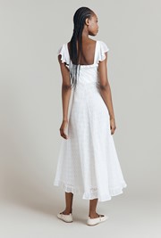 Fleurine Cotton Midi Dress