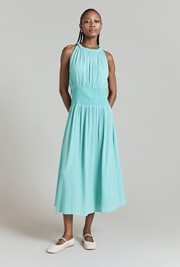 Alora Crinkle Midi Dress