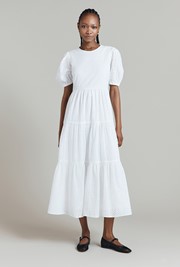 Celeste Cotton Broderie Anglaise Midi Dress