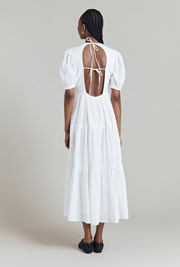 Celeste Cotton Broderie Anglaise Midi Dress