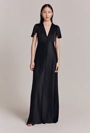 Delphine Satin Maxi Dress