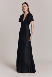 Delphine Satin Maxi Dress