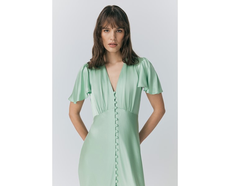 delphine button satin maxi dress A bridesmaid dress you'll actually wear again. Meet the Delphine, a sage green satin, cut to skim, with a button-through silhouette that feels effortless. Shop now https://www.ghost.co.uk/delphine-sage-green-button-up- satin-maxi-dress-d10g035-j80