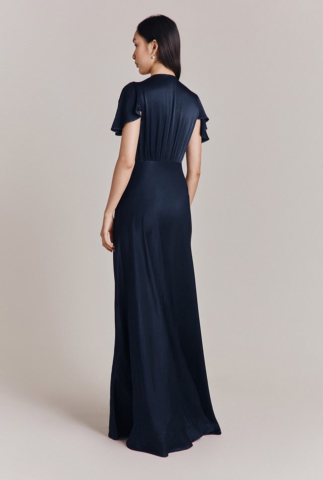 Delphine Satin Maxi Dress