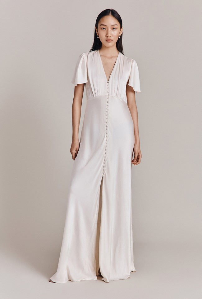 Delphine Satin Maxi Dress