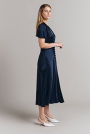 Grace Satin Midi Dress