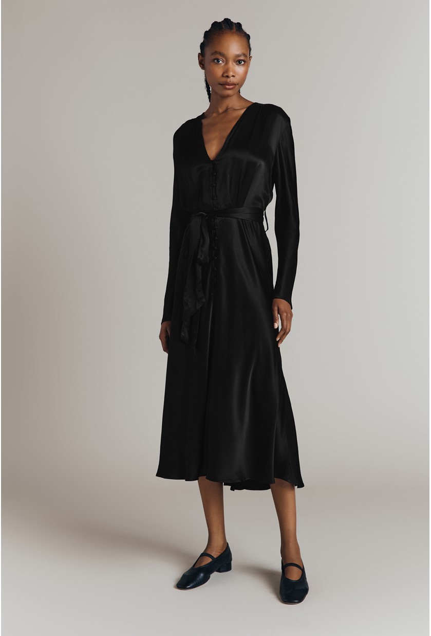 brown strapless bridesmaid dress Chateau Days Maxi | Trendy Women's Dresses shoulder gown is the Size:size 4 with train navy floral Women's Black Cat Dress