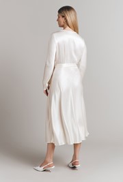 Meryl Satin Midi Dress