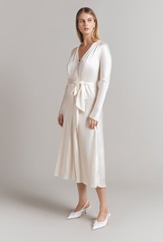 Meryl Satin Midi Dress