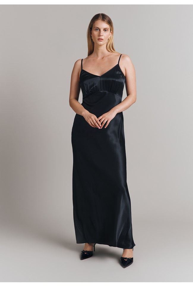 Winnie Satin Maxi Dress