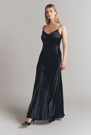 Winnie Satin Maxi Dress