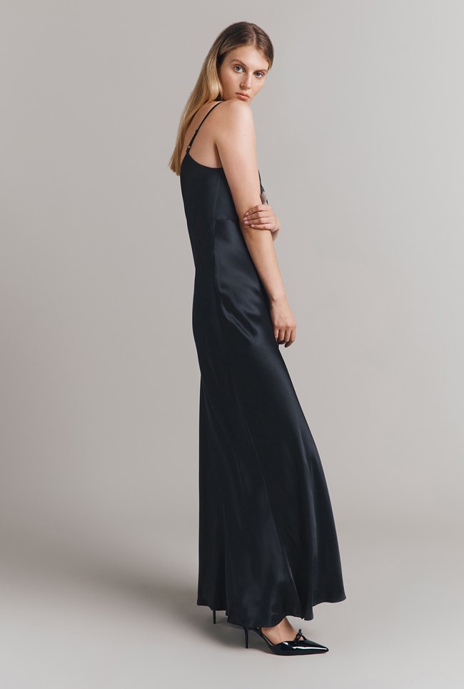 Winnie Satin Maxi Dress