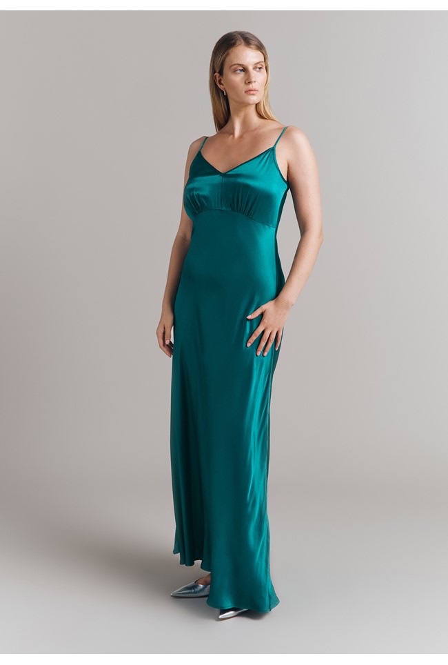 Winnie Satin Maxi Dress