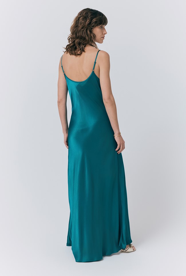 Winnie Satin Maxi Dress