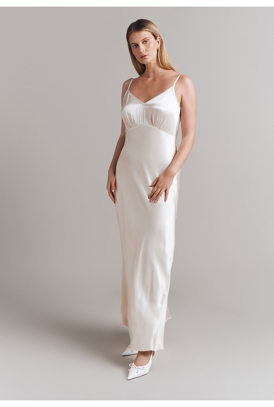 Winnie Satin Maxi Dress