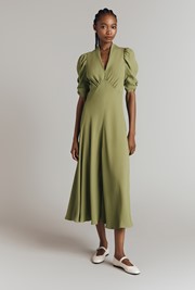 Madi Crepe Midi Dress