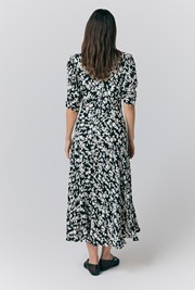 Madi Crepe Floral Midi Dress