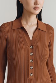 Fern Ribbed Knit Dress