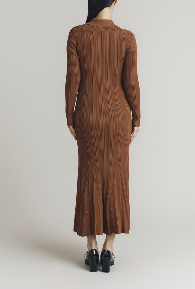 Fern Ribbed Knit Dress