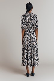 Dolly Printed Viscose CDC Midi Dress