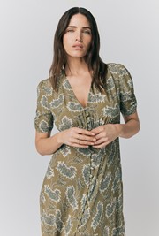 Flo Floral Midi Tea Dress