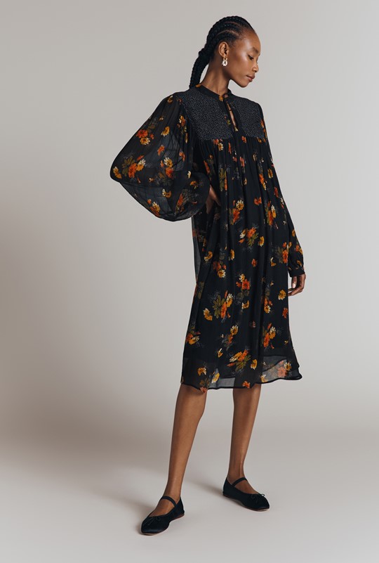 Penelope Mixed Floral Print Dress