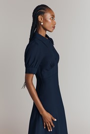 Wilma Crepe Midi Tea Dress