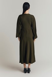 Zuri Bias Cut Midi Dress