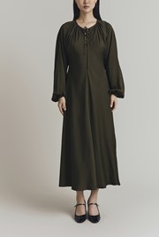 Zuri Bias Cut Midi Dress