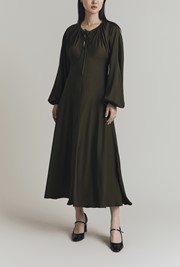 Zuri Bias Cut Midi Dress