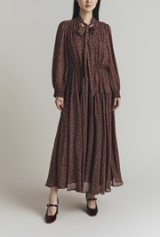 Orla Ditsy Georgette Tiered Maxi Dress