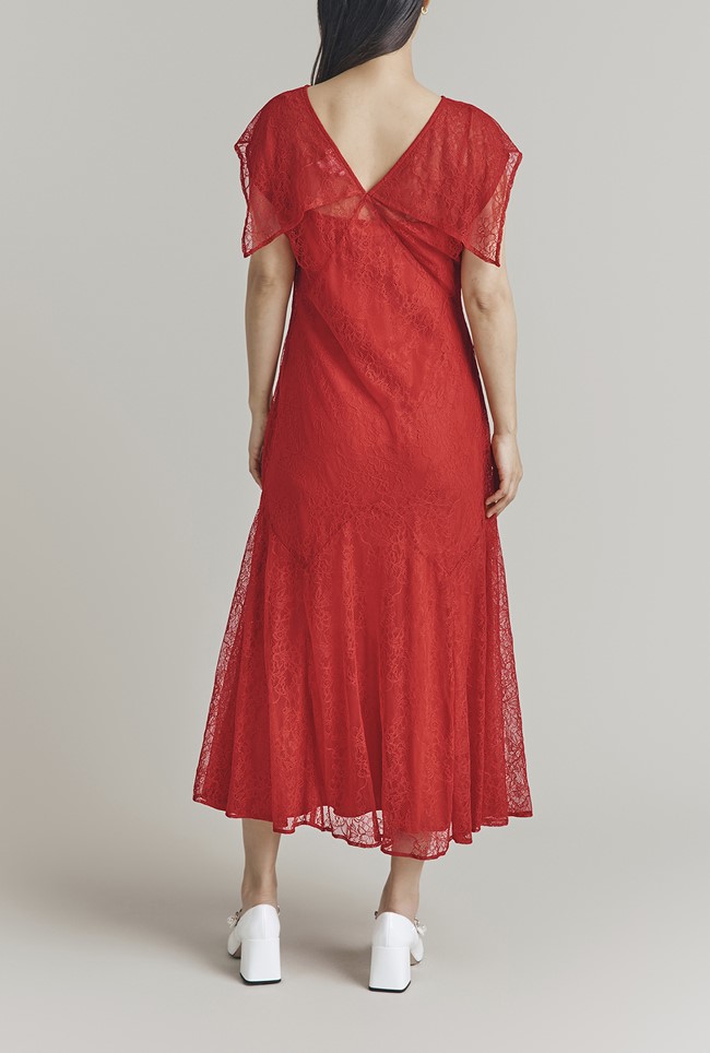 Aletta Lace Midi Dress