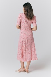 Capri Floral Crepe Midi Dress