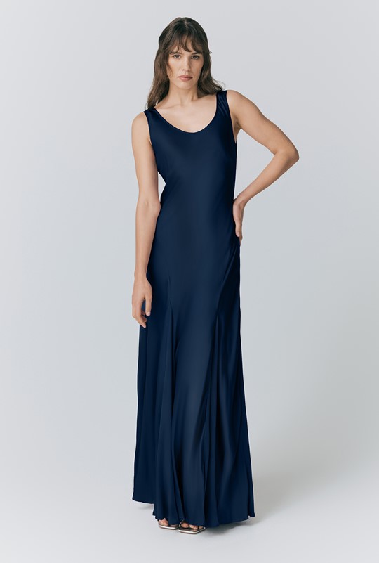 Willow Satin Maxi Dress