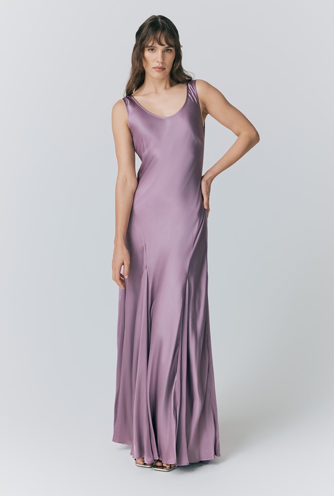 Willow Satin Maxi Dress