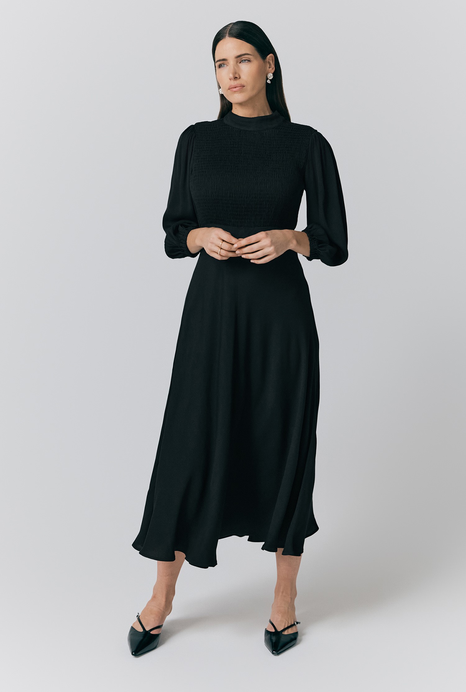 knee length dresses for ladies Zapaka Women Black Cocktail Dress A-Line V-Neck Party Dress Lace Tea-Length Dress with Short Sleeves, Black / US20W