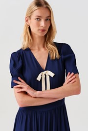 Peony Crepe Midi Dress 