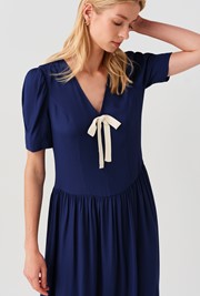 Peony Crepe Midi Dress 