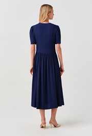 Peony Crepe Midi Dress 