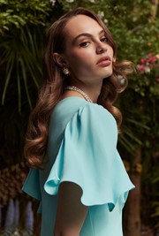 Sadie Crepe Midi Dress 