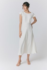 Alora Crepe Midi Dress