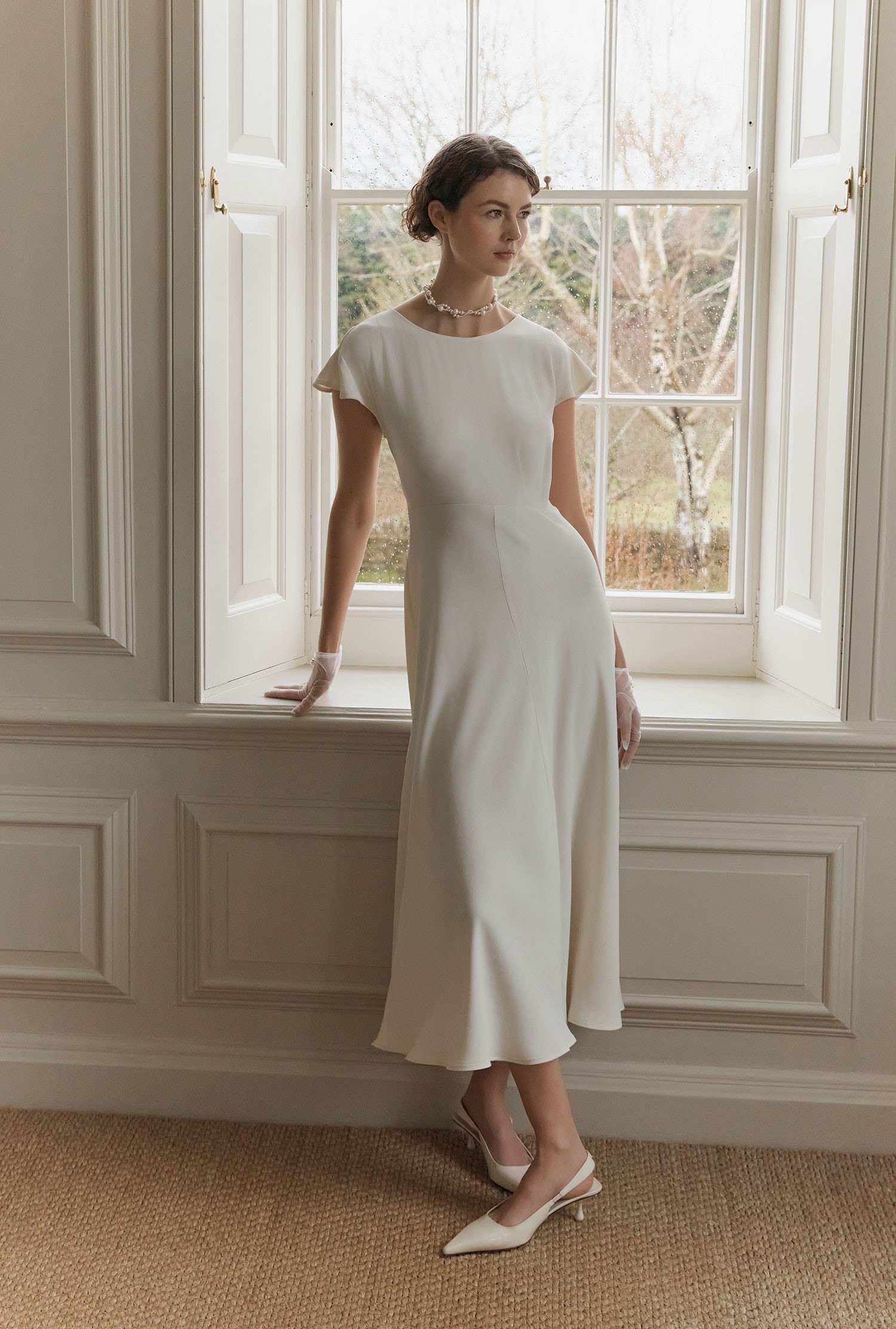 ワンピース andmary Laura tiered dress white Andmary Laura tiered dress andmary Laura tiered dress White