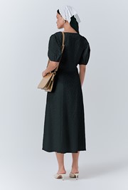Selina Embroidered Cotton Midi Dress