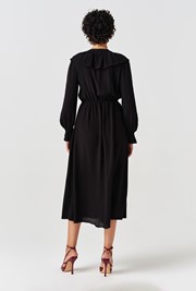 Aurora Crepe Tie Waist Midi Dress