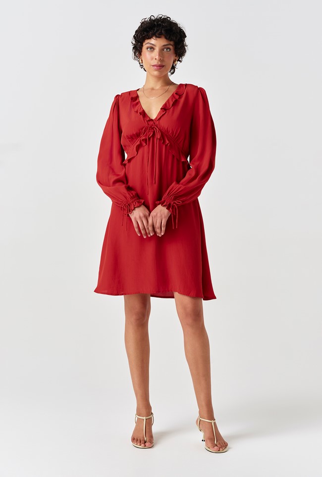 Billie Crepe Short Dress