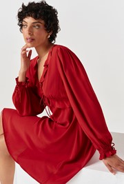 Billie Crepe Short Dress