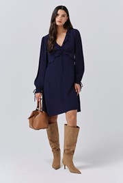 Billie Crepe Short Dress